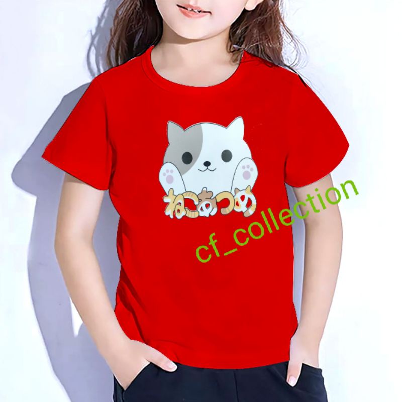 KAOS ANAK PEREMPUAN GAMBAR DTF PRESS 1 10 TAHUN