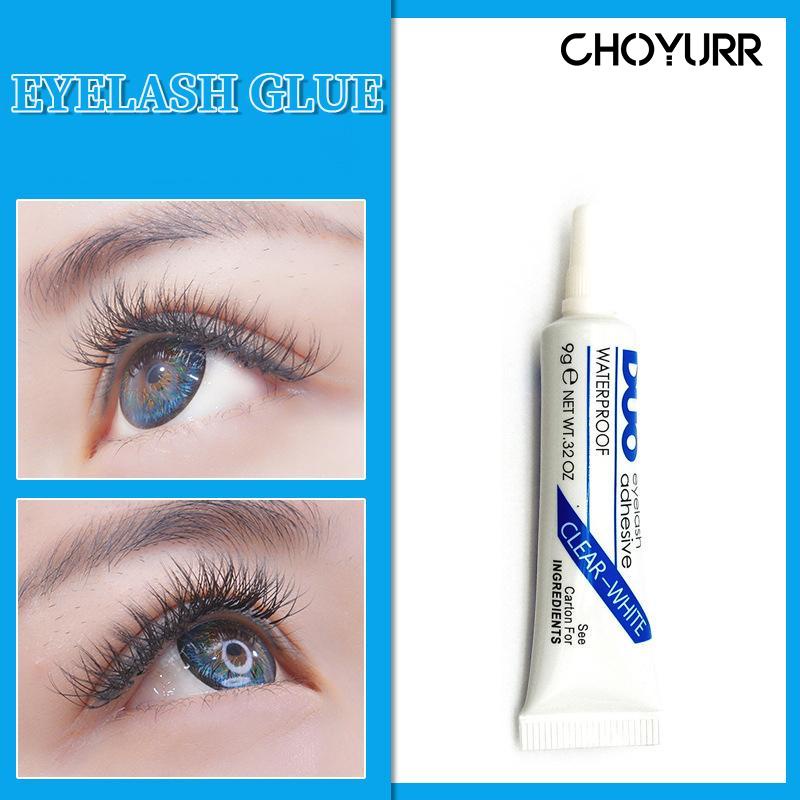 【COD】Lem Bulu Mata Palsu Bening Dan Hitam False Eyelashes Glue Clear Black Tahan Lama Waterproof Lem Keriting Bulu Mata Tanam 9 ml Eyelash ExtensionOriginal Import Murah-CH