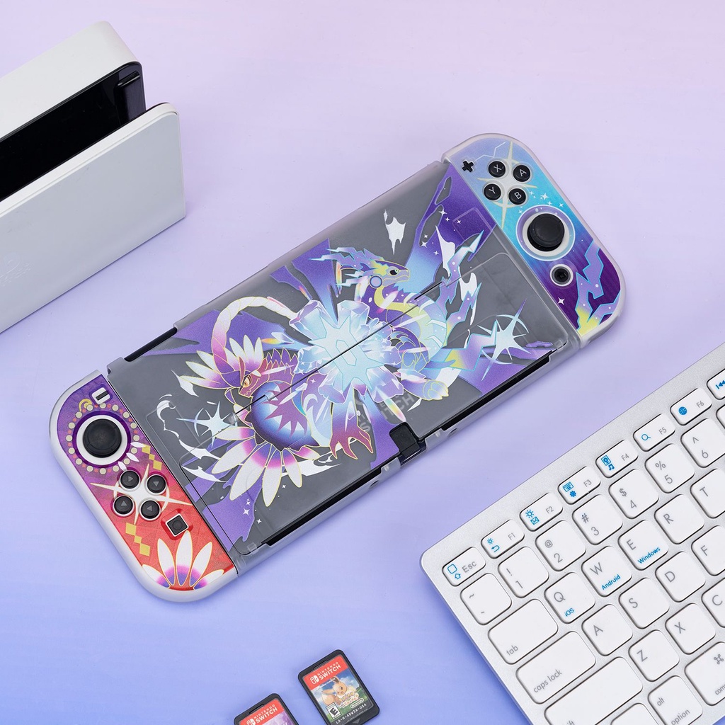Case Cover Konsol Game Nintendo Switch Pok Mon Scarlet / Violet OLED / V1 V2
