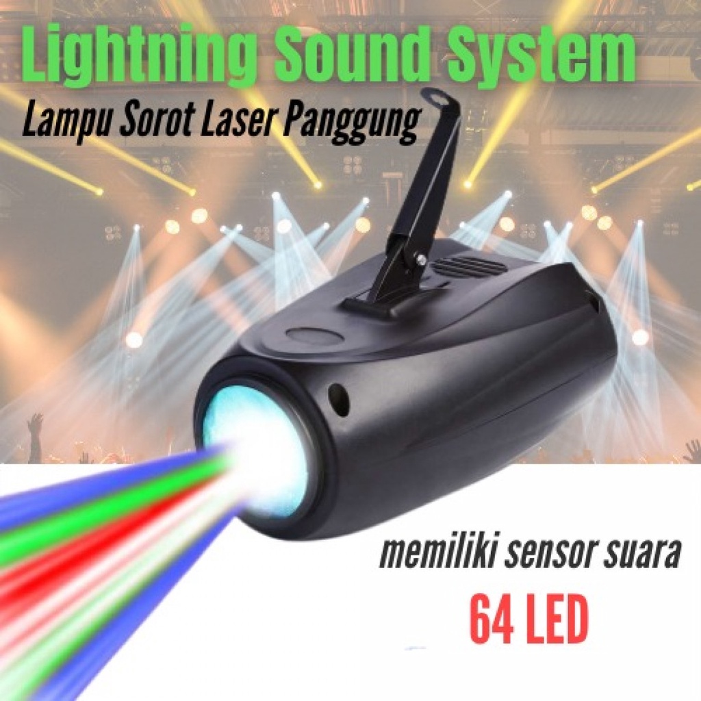 TaffLED Lampu Sorot Laser Panggung untuk Lighting Sound System