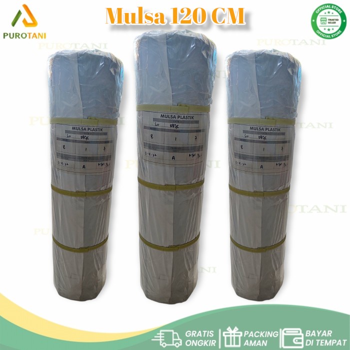Plastik Mulsa 1Roll Plastik 60 CM -120 CM Ukuran 60x120M