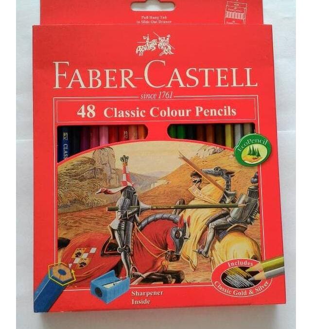 

Promo - Pensil Warna PANJANG Faber Castell 48 Warna Classic