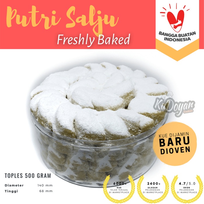

Kue Putri Salju Mete Corman Spesial