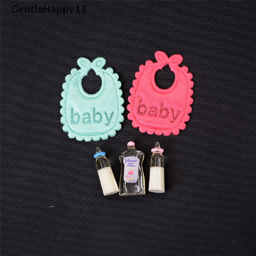 Gentlehappy1:12rumah Boneka Miniatur Botol Bayi Shampoo Oto Set Pembibitan Aksesori Hadiah id