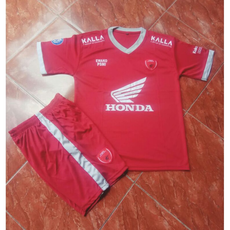Kaos Jersey Stelan Setelan Sepak Bola Liga Indonesia PSM Makassar/Kaos Baju Liga BRI
