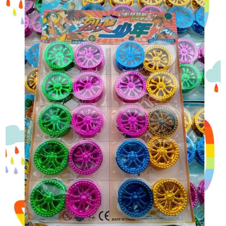 Mainan Yoyo Murah Harga Tertera 1 pack isi 4 pcs
