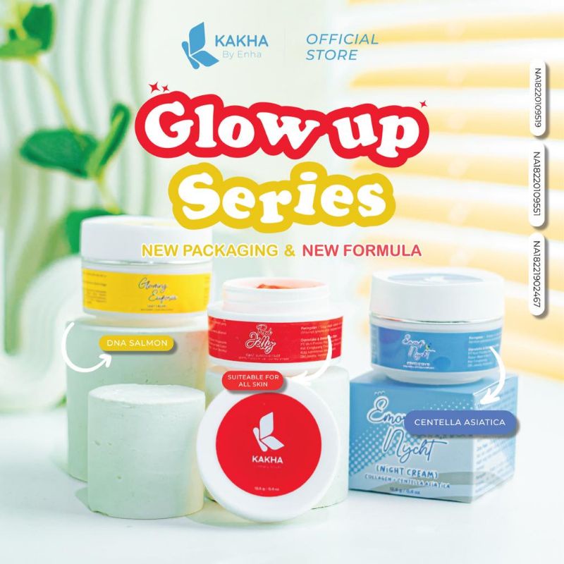 KAKHA BY ENHA GLOW UP PAKET BEST SELLER