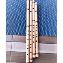 [O-X9X] ✪] SULING dangdut Suling bambu 1 set nada A C D G-banyak diminati