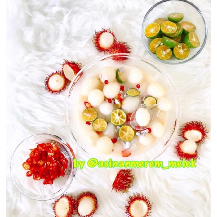 

Asinan Rambutan Merem Melek Tx0460