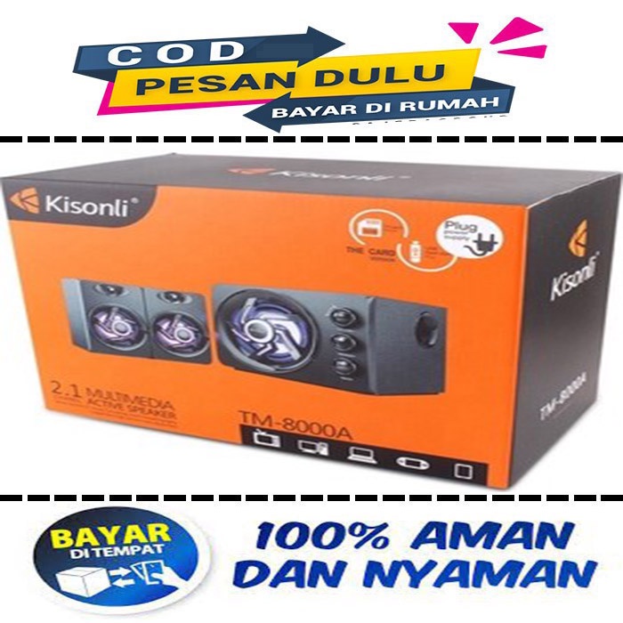 SPEAKER BLUETOOTH KISONLI TM8000A