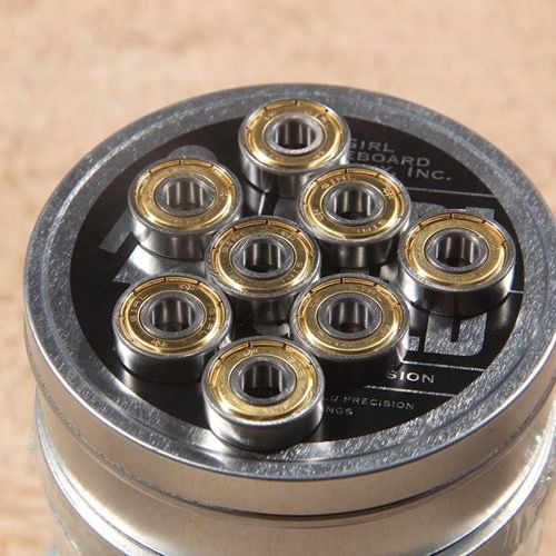 Girl gold American Asli Impor Profesional Skateboard Bearing 8pcs