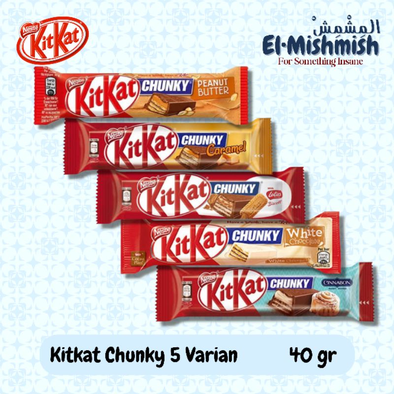 

Kitkat Chunky Import 40g (5 Varian)