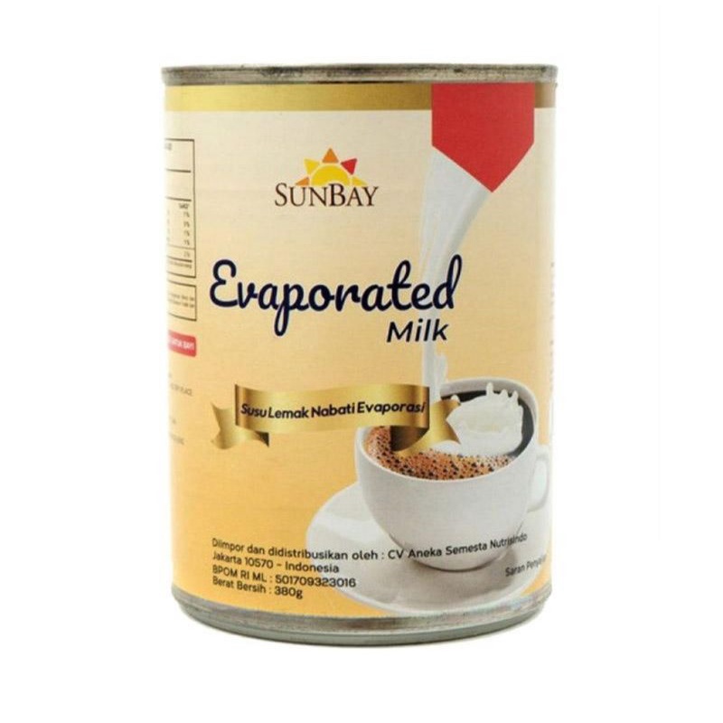 

SUNBAY EVAPORATED MILK 380 GRAM