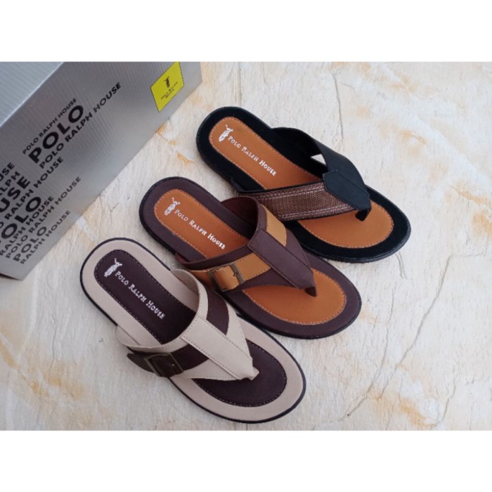 MURAH sandal japit cowok polo raplh house Berkualitas