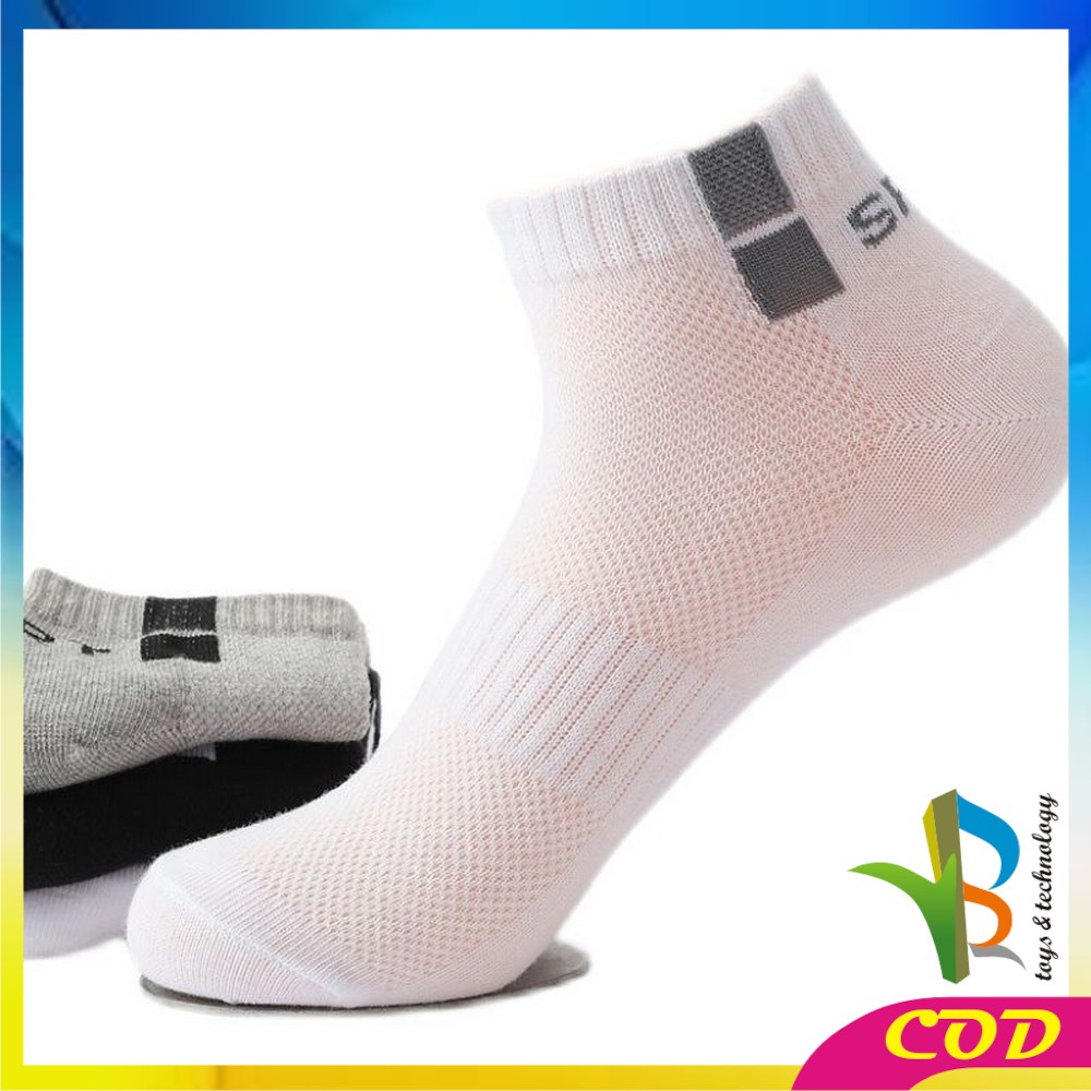 RB-P256 Kaos Kaki Motif Garis Polos Kaoskaki Pria Wanita Olahraga / Kaus Kaki Sport Panjang Diatas Mata Kaki Kaoskaki Office Olahraga Fashion