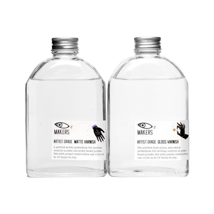 

Glossy & Matte Varnish Set by MAKERS