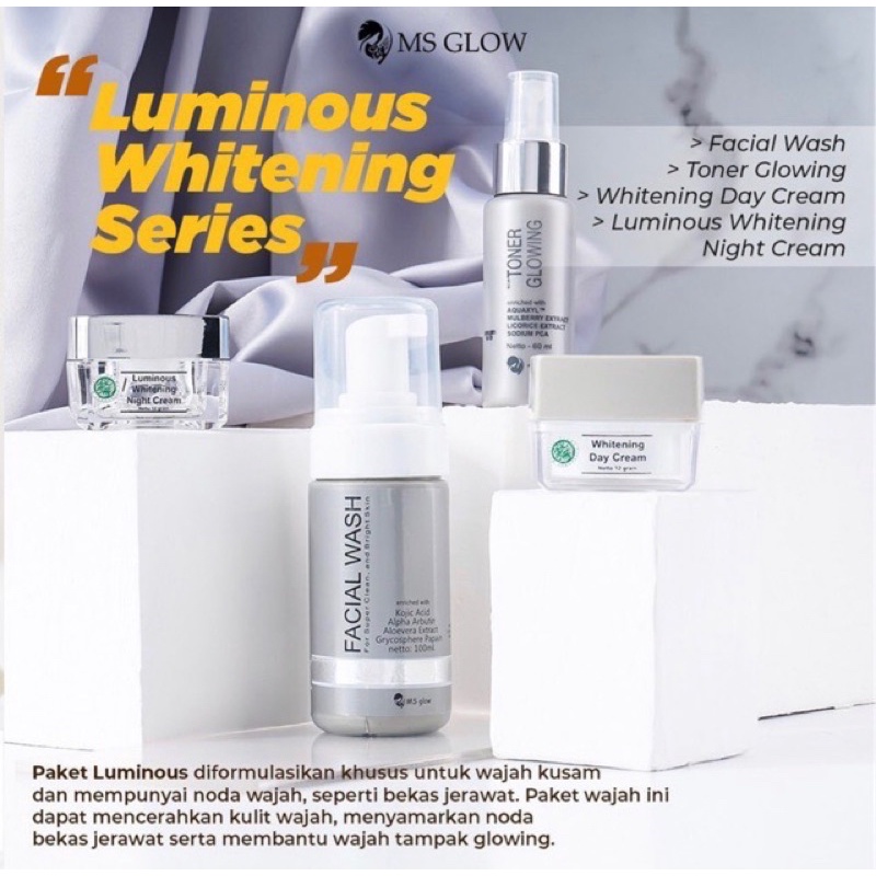 Ms Glow Paket Luminous Original 10000% murah agen resmi asli
