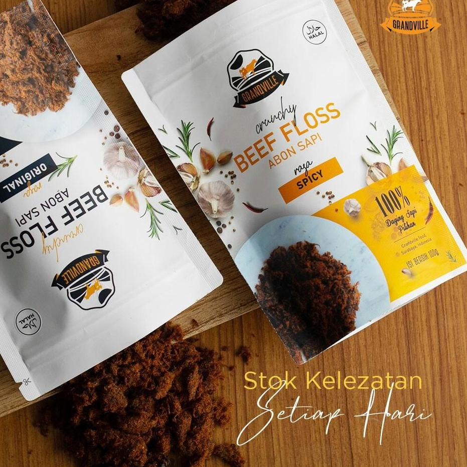 

[PRODUK WYGT0] Grandville Abon Original / abon anak / Abon Bayi / Abon Mpasi Non MSG Halal Mpasi Bayi Non MSG Non Pengawet Anti GTM Grandvil Magels Abon Sehat Mpasi Bayi Baby 100 gr SIA