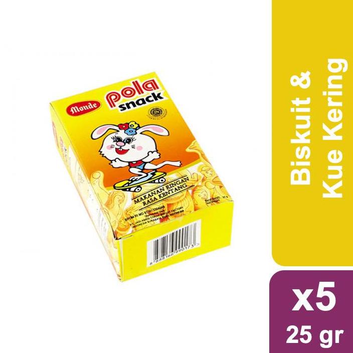 

[PRODUK WTGJV] Monde Pola Snack 25 gr x 5 pcs NRE