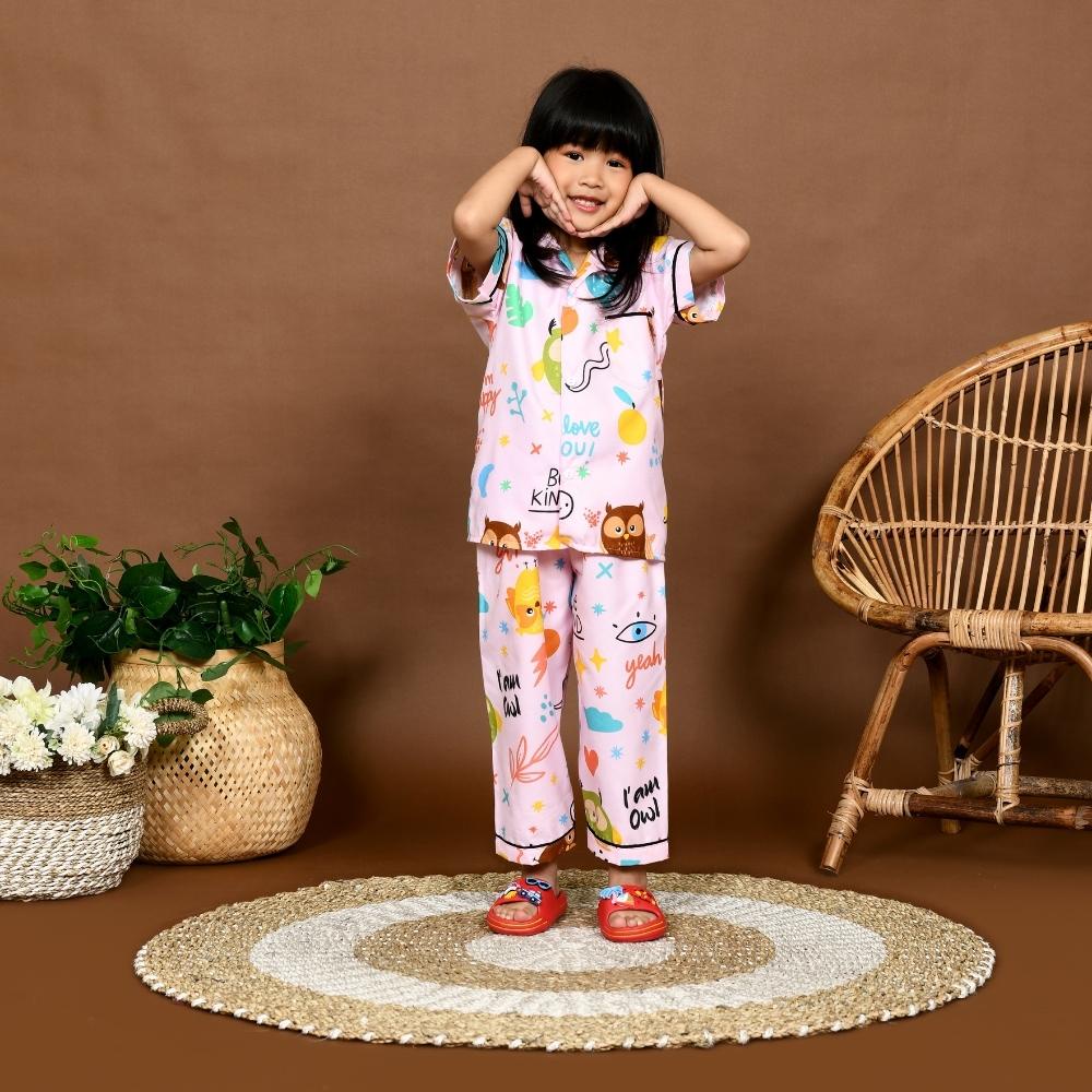 Monalisa Piyama Anak 2 - 4 Tahun ( Kids Size L ) Motif Karakter / Piyama Anak Perempuan