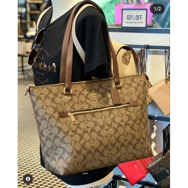 Coach Bag Gallery Tote Signature