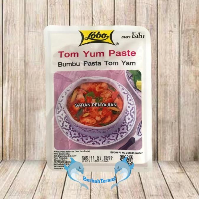

Lobo Tom yum Paste 30gr / Bumbu Tom Yum Thailand / Tomyum Import