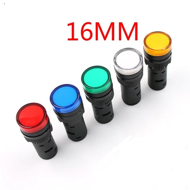 Pilot Lamp-Lampu Panel LED 16mm AC 220V AD16-16SMD