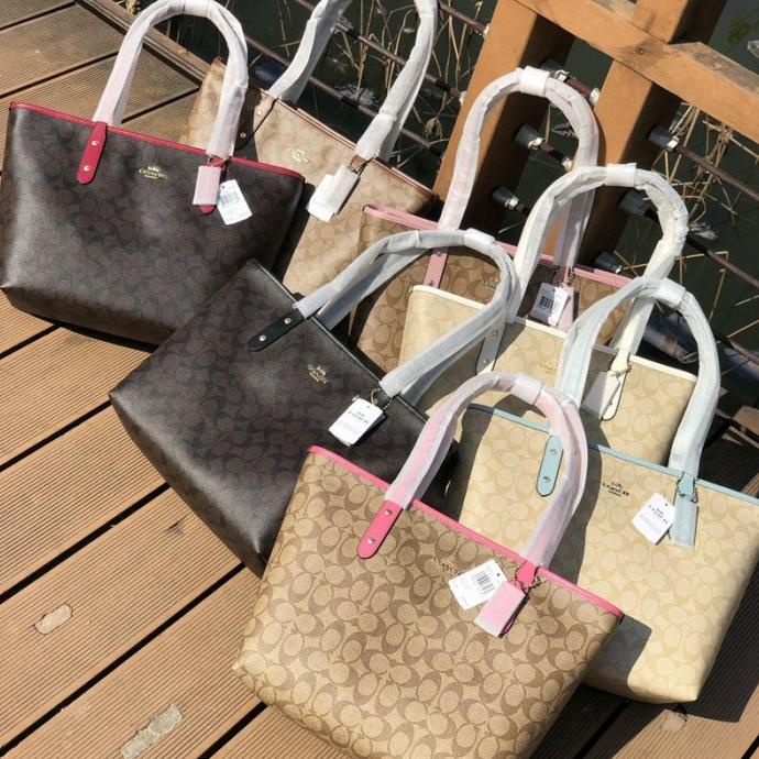 Coach Signature City Zip Tote