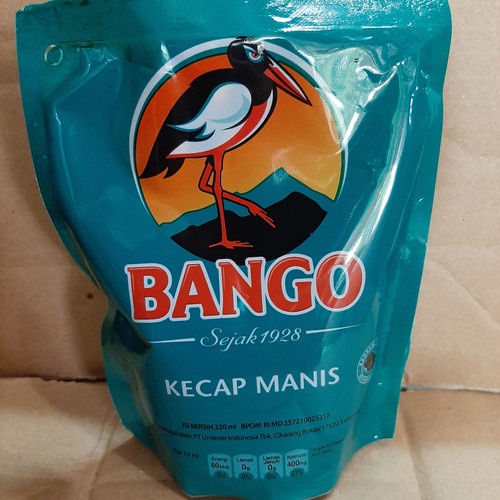 

Kecap Manis BANGO Kemasan Pouch 210ml / Reffil / Isi Ulang
