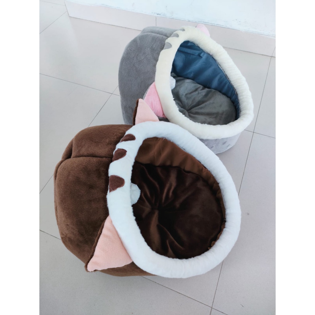 Pet Sleep Bed Rumah Tempat Tidur Hewan Kucing Anjing Kelinci Lembut