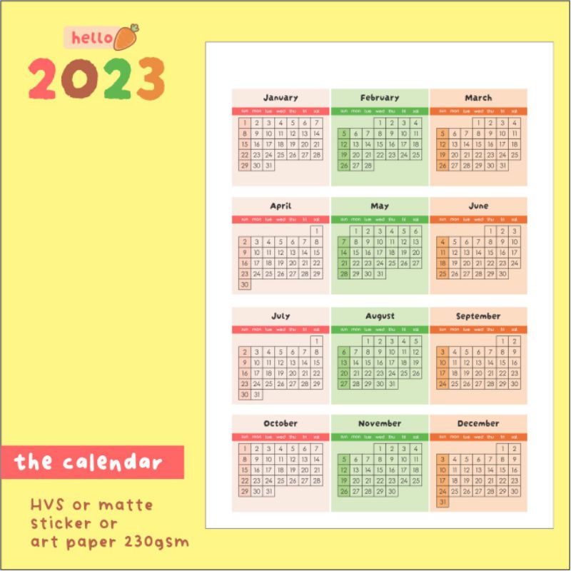 

Hello 2023 New Year Planner Set