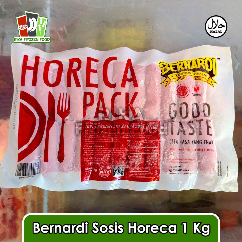 

Sosis Bakar Sapi Bernardi Horeca Pack 1 kg