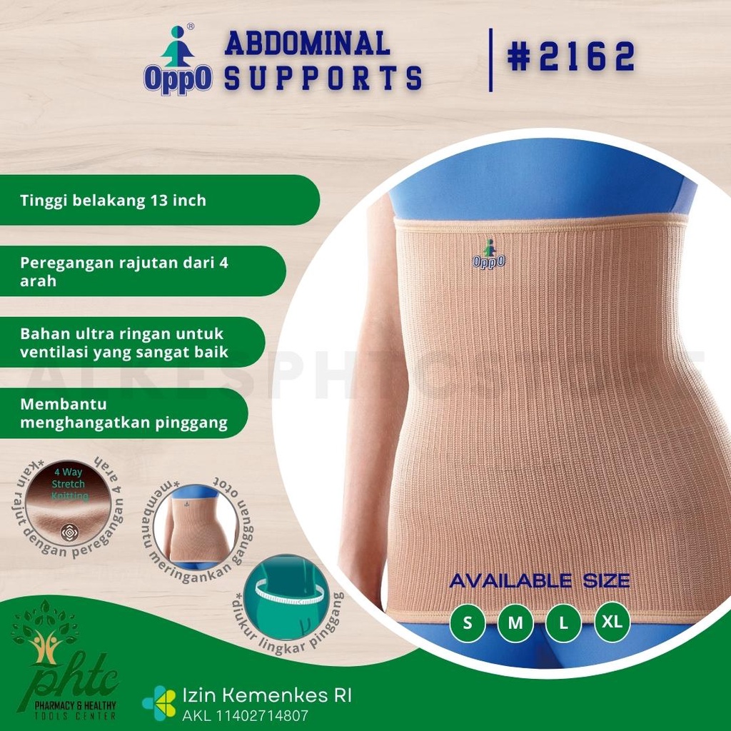 OPPO 2162 Abdominal Binder For Back Pain Elastic l Korset Untuk Meredakan Sakit Punggung Selama Kehamilan