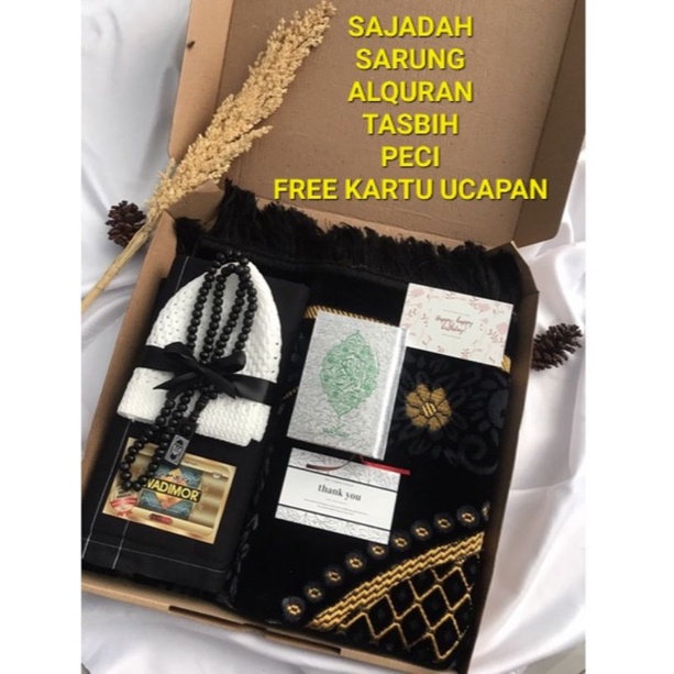 Exp Lama (COD) Hampers alat sholat cowokgift box alat sholat cowokKado ulang tahun alat sholat cowok