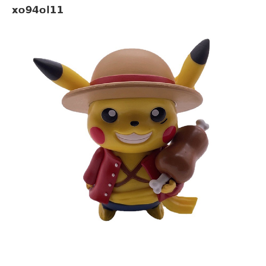 Xo Anime Pokemon Figure Pikachu Cosplay One Piece Luffy Dragon Ball Buu Figure Mainan OL