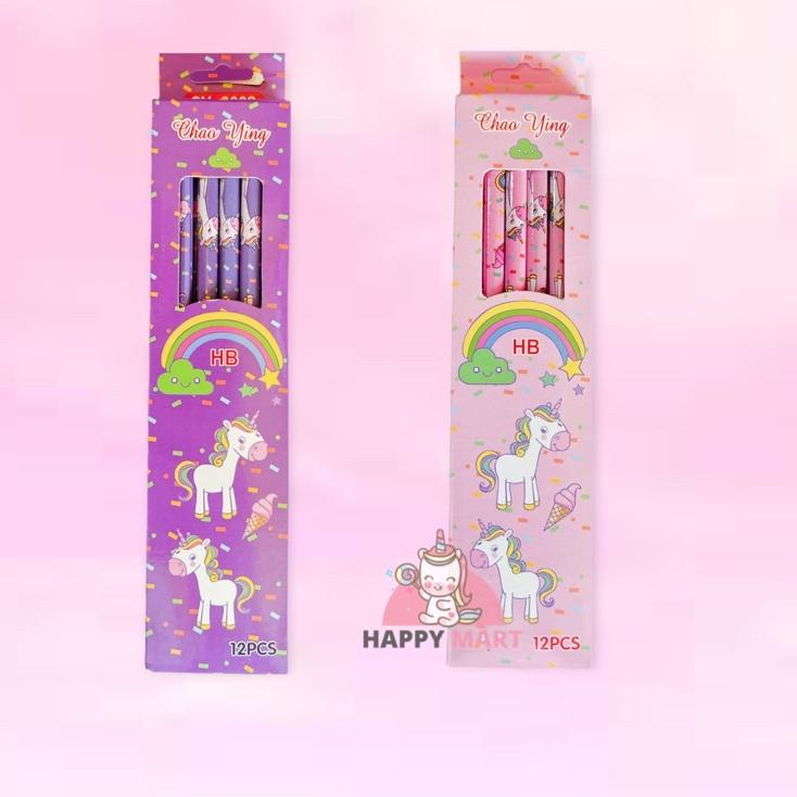 

Kirim LANGSUNG Pensil unicorn HB 12 pcs kotak**