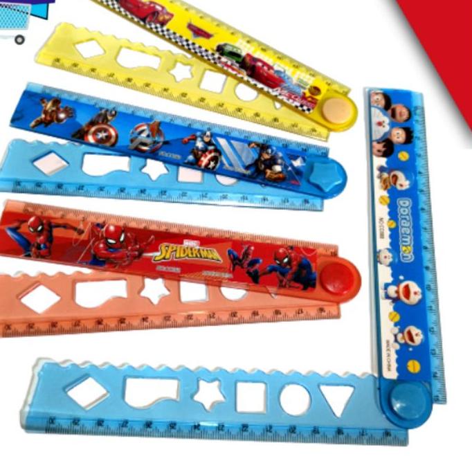 

DS2D➤ Penggaris Fancy Penggaris lipat Bergambar 12pcs Terlaris!!