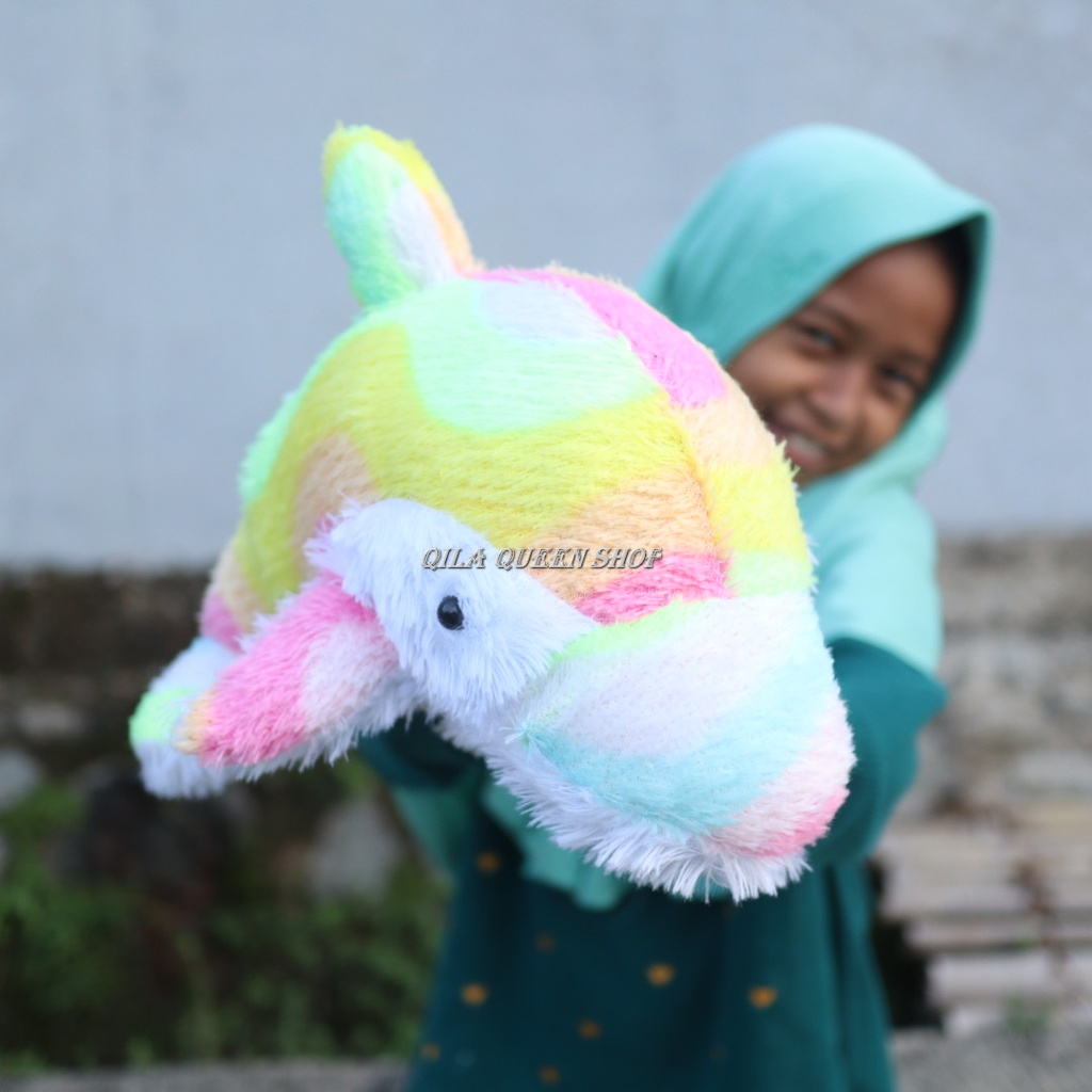 BONEKA LUMBA, DOLPHIN S RAINBOW, PELANGI TERLARIS BISA COD