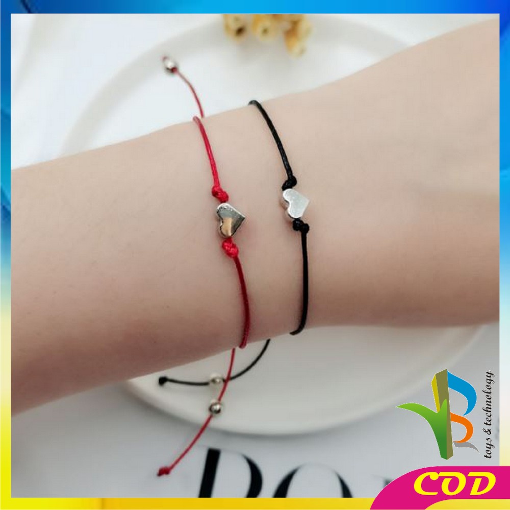 RB-K65 Gelang Tali Persahabatan Anyaman Korean Fashion Gelang BFF Gelang Pasangan Sahabat Gelang etnik