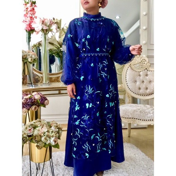 Dress Brukat ONE SET ( outer & inner )