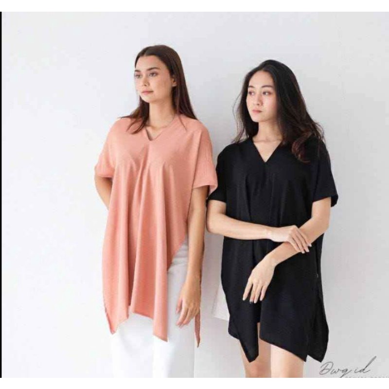 atasan wanita/long nagita square air flow kringkel/baju blouse wanita/atasan Nagita