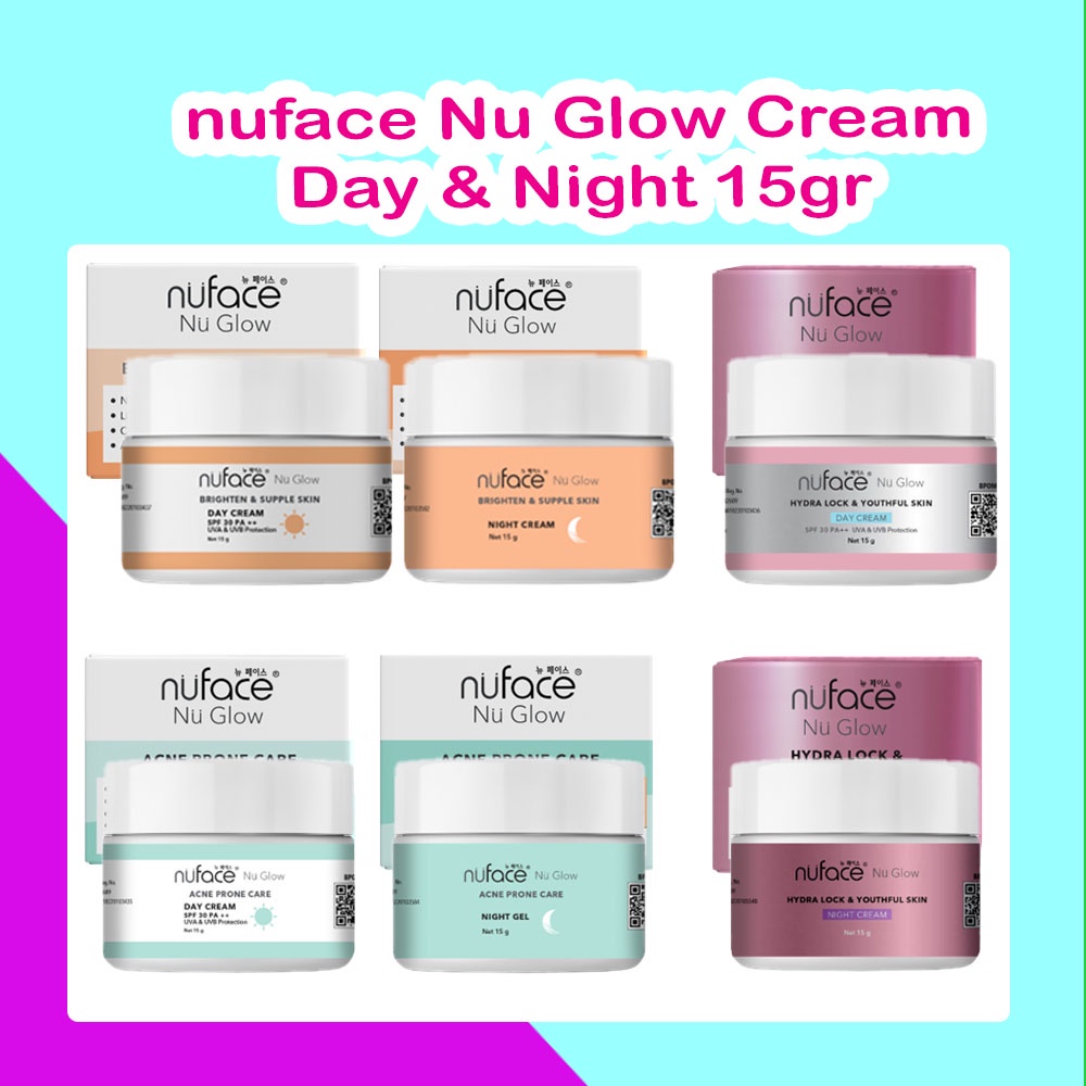 NUFACE Nu Glow Day / Night Cream 15gr