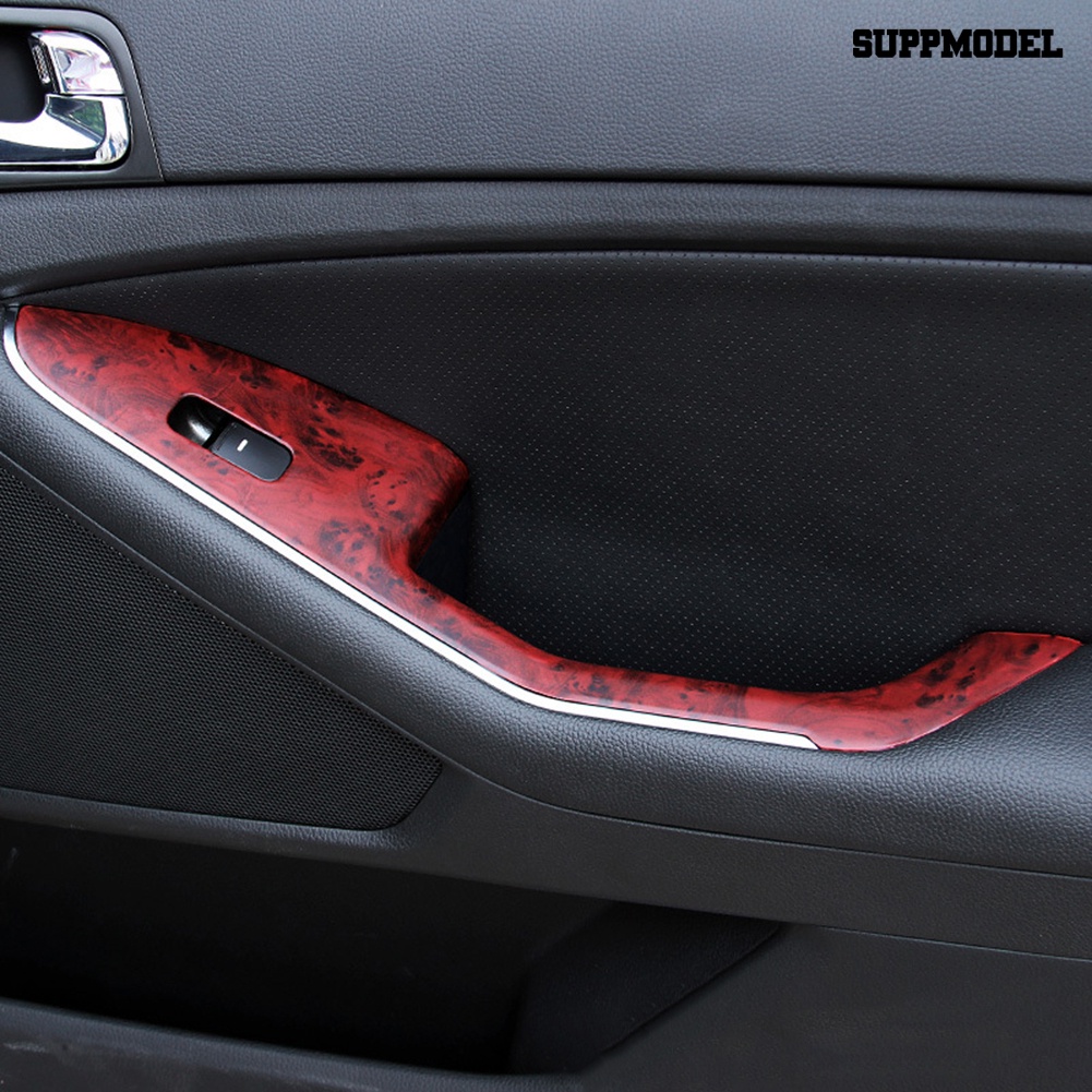 [Dekorasi] Stiker Dalam Mobil PVC Anti Air Motif Serat Kayu Alami Dekorasi Mobil