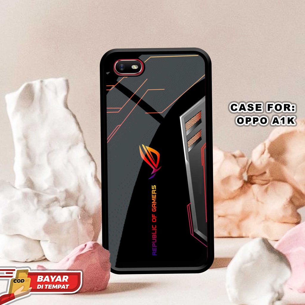 Case OPPO A1K [ROG] Casing OPPO A1K 2022 MEWAH - Case Hp OPPO A1K TERBARU - Case Murah - Case Terlar