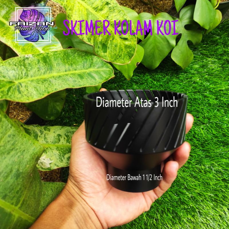 skimner kolam koi, skimmer kolam koi 3 ke 1,1/2 inch