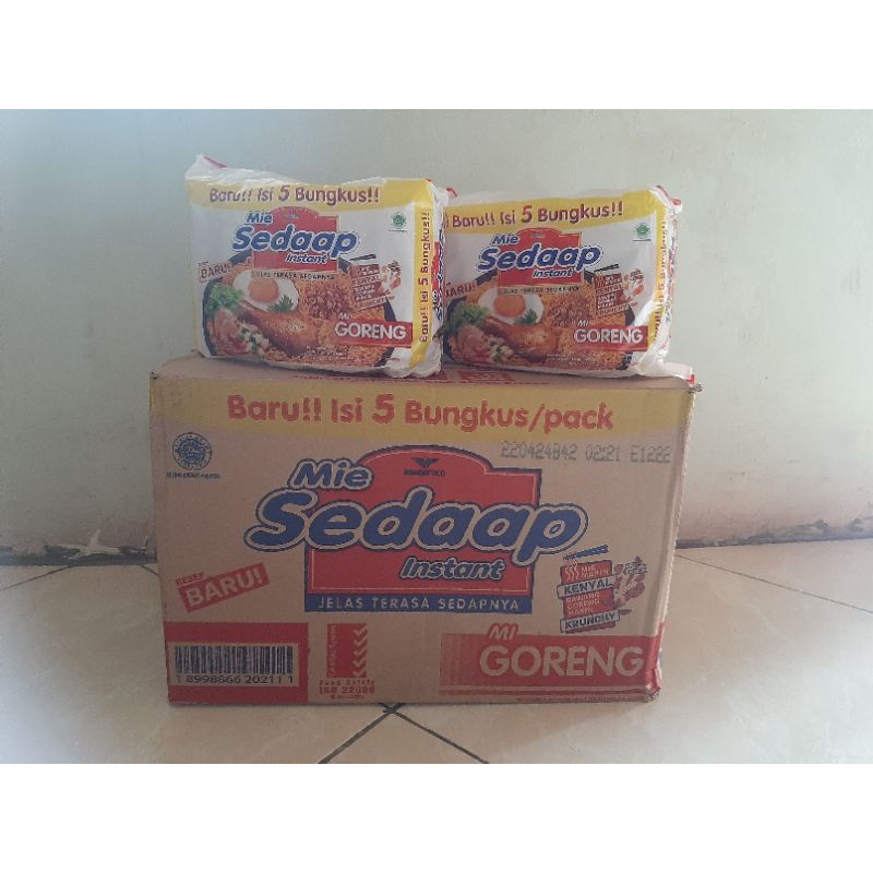 

mie sedaap goreng pack isi 5pcs