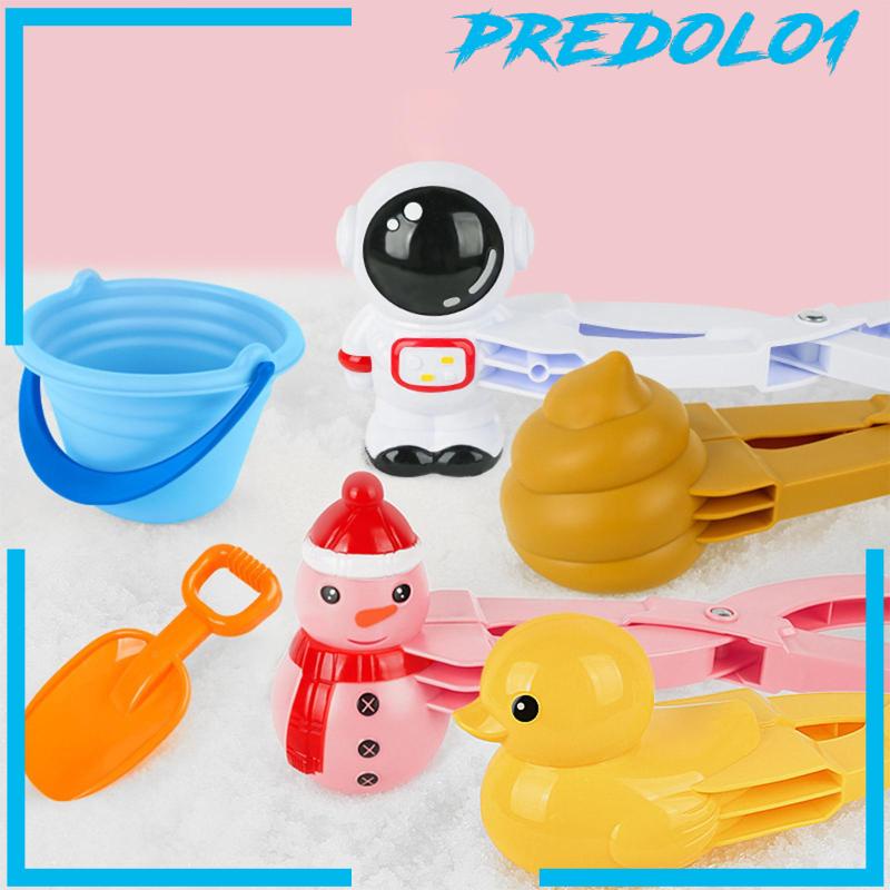 [Predolo1] 6x snowball makers Tools Pembuat Jepit Mainan Salju Untuk Olahraga Pantai