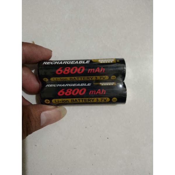 Baterai Sony 6800 mAh 3.7 V 18650 1 Pasang