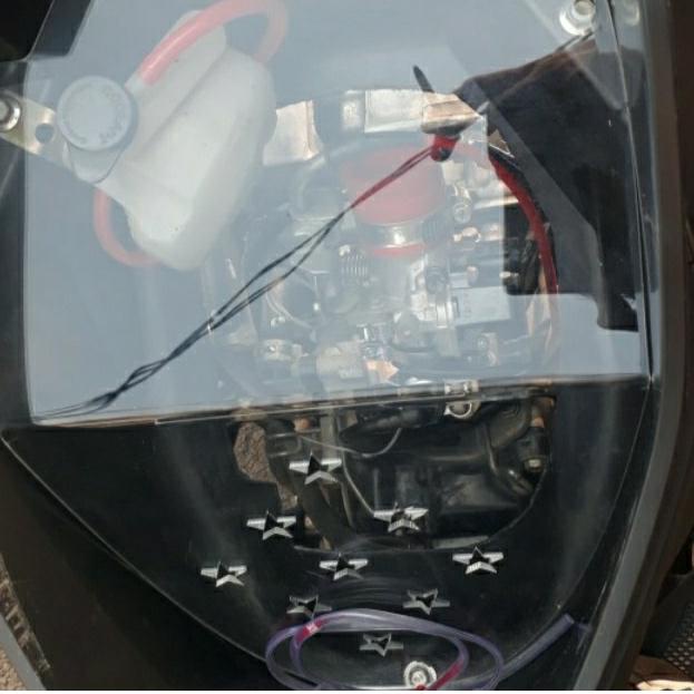 Segera Dapatkan Akrilik bagasi vario 125 old vario 125/150 led old/new downdraft / cover downdarft a