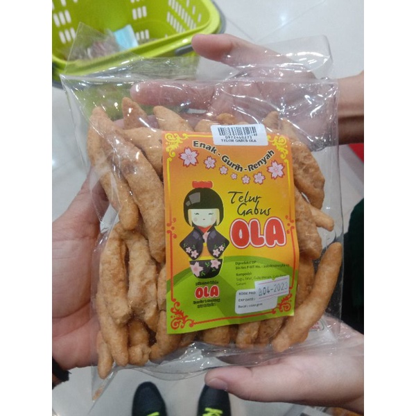 

Telor gabus renyah, gurih Netto 200gram